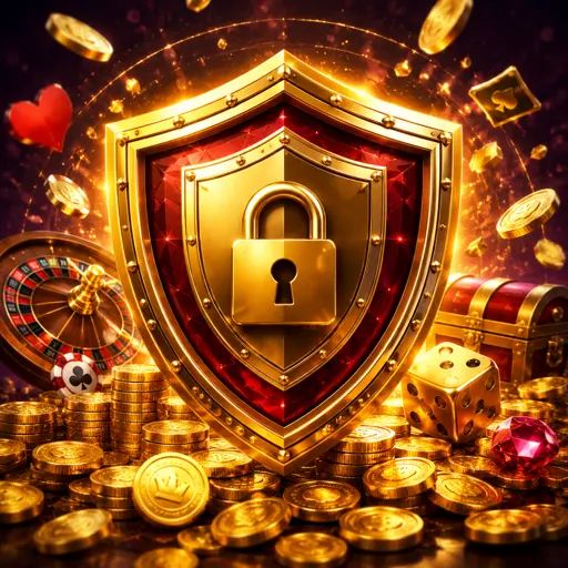 Escudo dourado com a porcentagem de cashback crescente do clube VIP