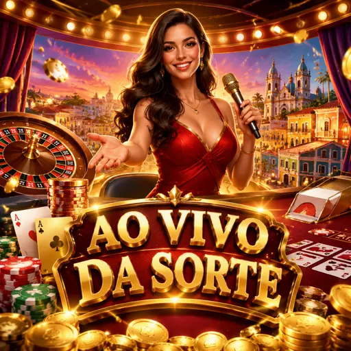 Dealer distribuindo cartas na transmissão ao vivo