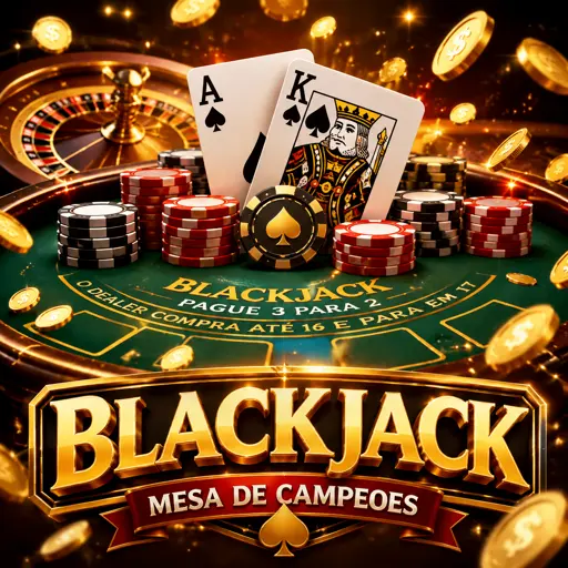 Cartas de blackjack sobre mesa verde escura