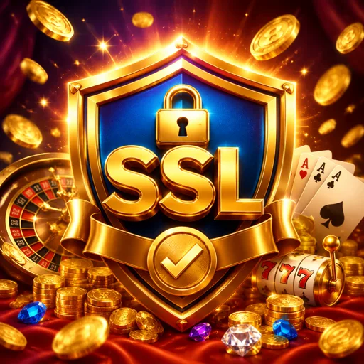Cadeado dourado sobre fundo escuro representando sessão criptografada com SSL 256 bits